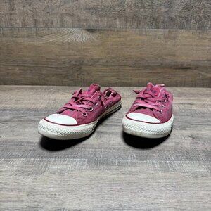 Converse Shoreline Maroon Slip On Sneakers Women's Size 7.5